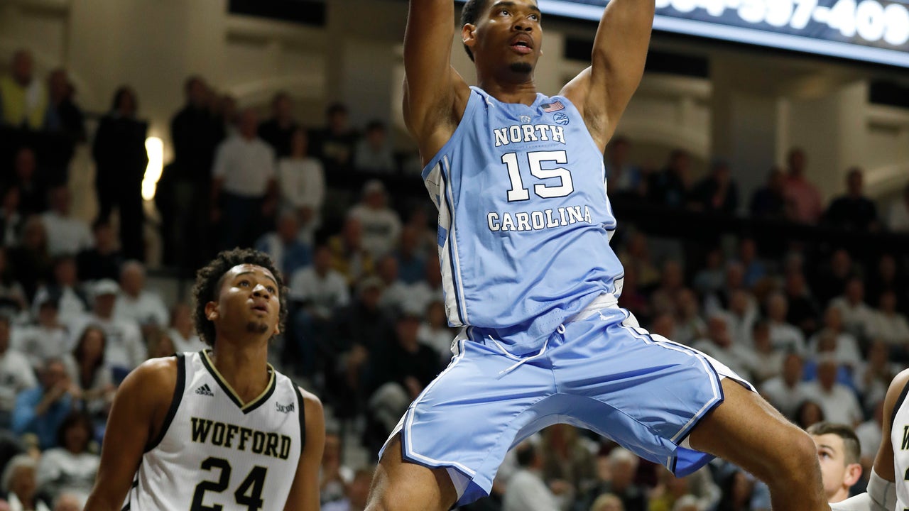 Maye, Johnson lead No. 8 North Carolina past Wofford 78-67